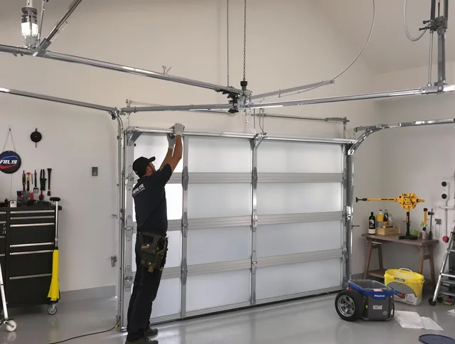 Manhattan Beach Garage Door Repair certified team performing precision garage door installation in Manhattan Beach
