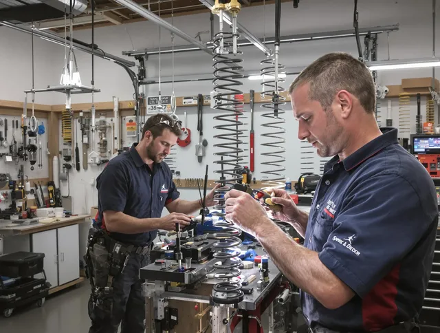 Garage door spring repair service by Manhattan Beach Garage Door Repair in Manhattan Beach