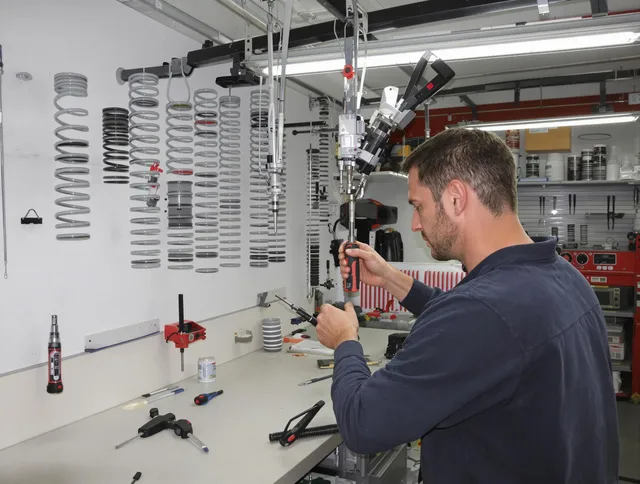 Manhattan Beach Garage Door Repair safety certified technician performing precision spring replacement in Manhattan Beach